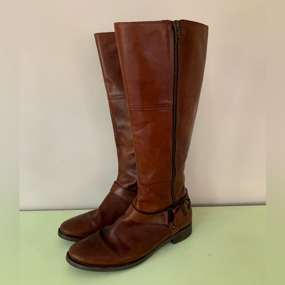 ALDO Real Leather Riding Boots